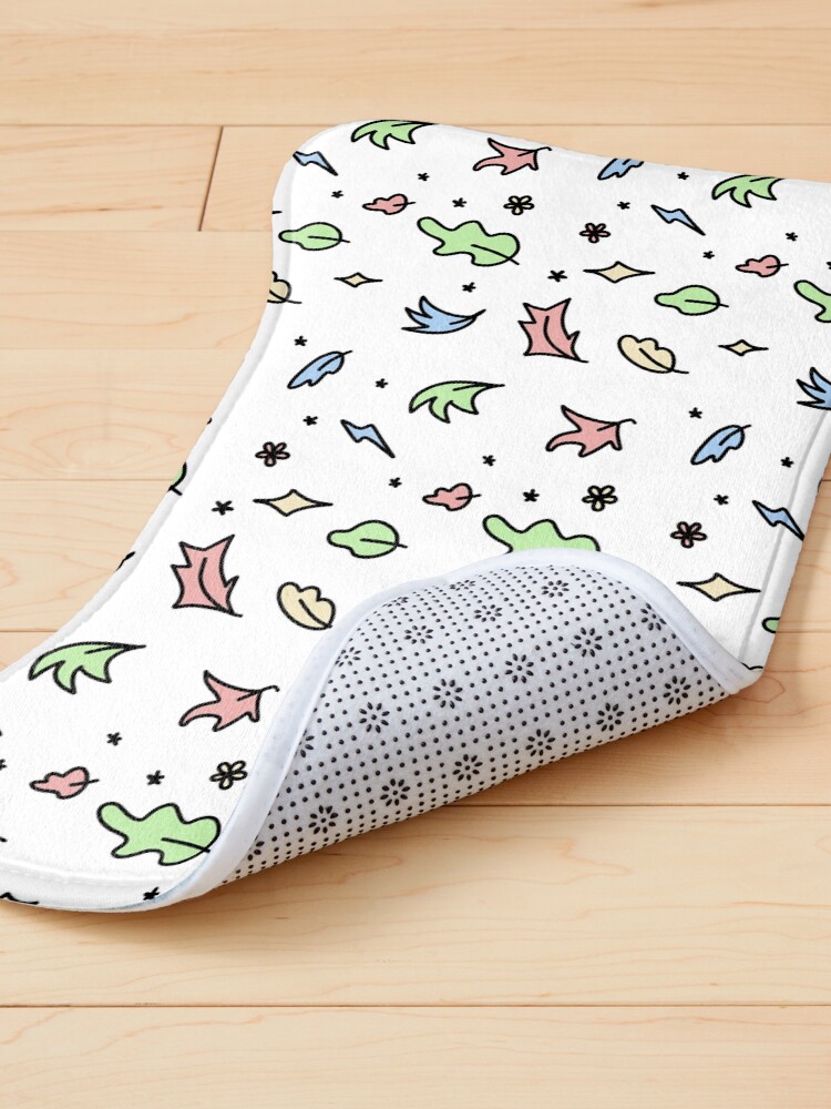 Thumbnail 4 of 5, Pet Mat, Leaves & Flowers designed and sold by sunflowervol2.