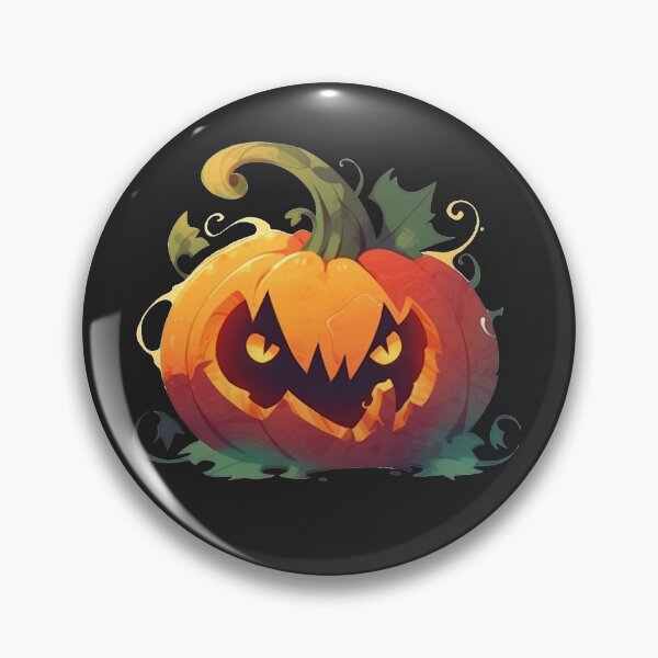Aperçu de l'œuvre Citrouille fantasmagorique Kawaii, Joyeux Halloween, Halloween Jack-o-Lantern créée et vendue par Sara_Design.