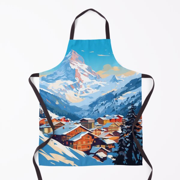Item preview, A Pop Art Travel Print of Wengen - Switzerland designed and sold by StudioRedKoala.