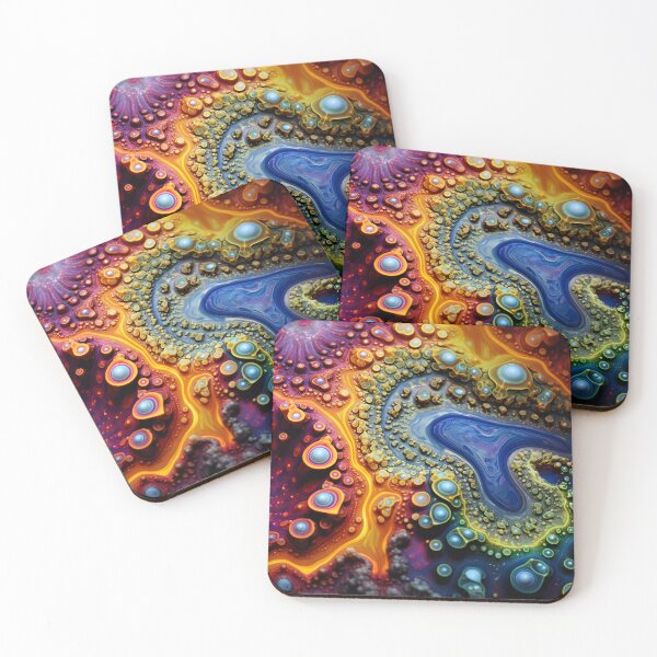 Item preview, Fractal emergence: the harmony of bewitching colors designed and sold by luky-project.