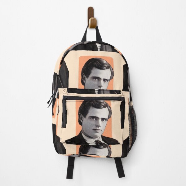 Item preview, American Writer Jack London - orange - illustration designed and sold by Litstoy.