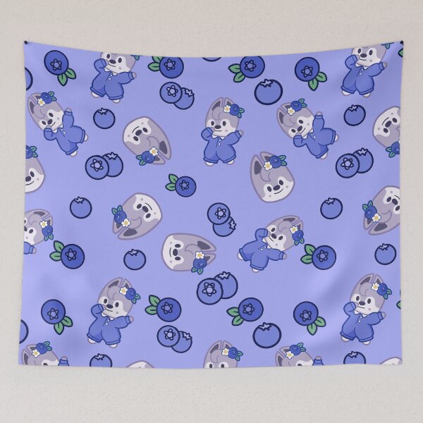 Item preview, STRAY KIDS (SKZOO) BabyZoo WolfChan BlueBerry  designed and sold by LilMissRandom17.