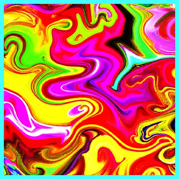 Artwork thumbnail, Color Burst Pattern by Health And Fitness Posts e-Store