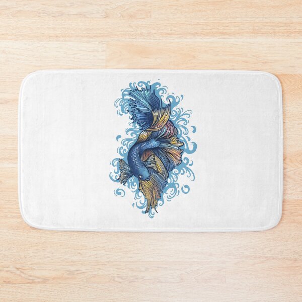 Item preview, Multicolor Betta Fighting Fish designed and sold by SD-Din.