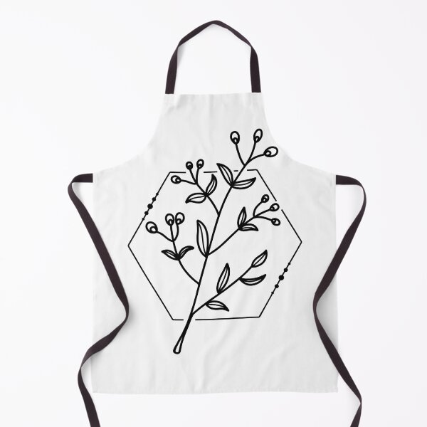 Item preview, Geometric Line Art Plant- Hexagon designed and sold by nkarynne.