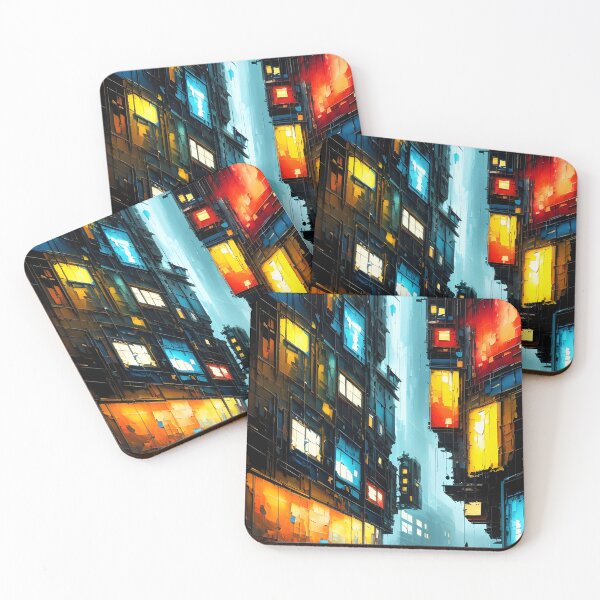 Item preview, cyberpunk oil painting designed and sold by defpoint.