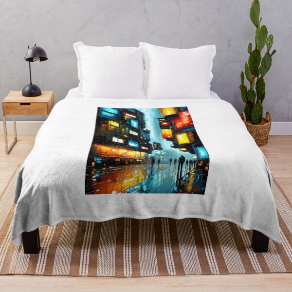 Item preview, cyberpunk oil painting designed and sold by defpoint.