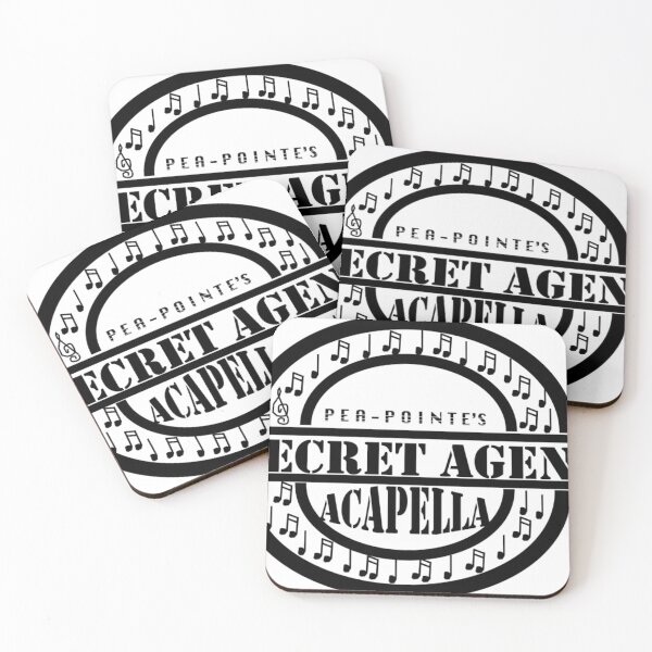 Item preview, Secret Agent Acapella Logo designed and sold by PeaPointe Productions.