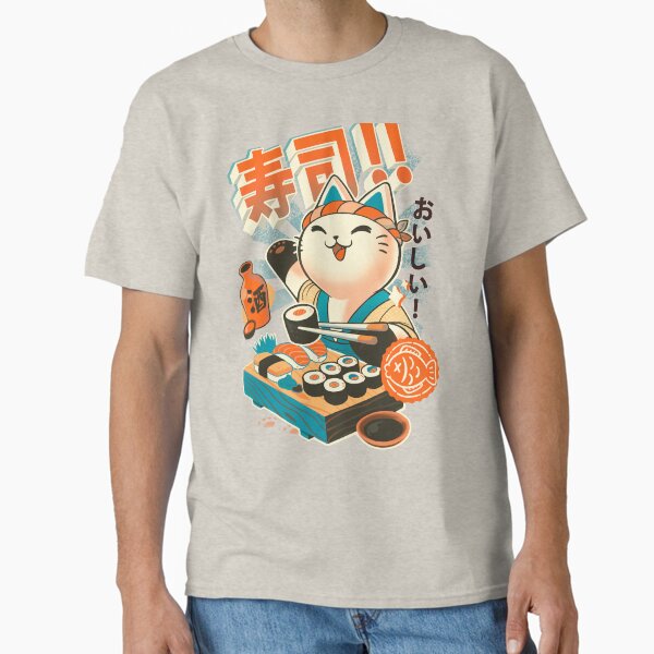 Dabbing Chef Sushi Cat' Funny Sushi Gift Shirt Dabbing Chef Sushi Cat' Funny Sushi Gift Shirt