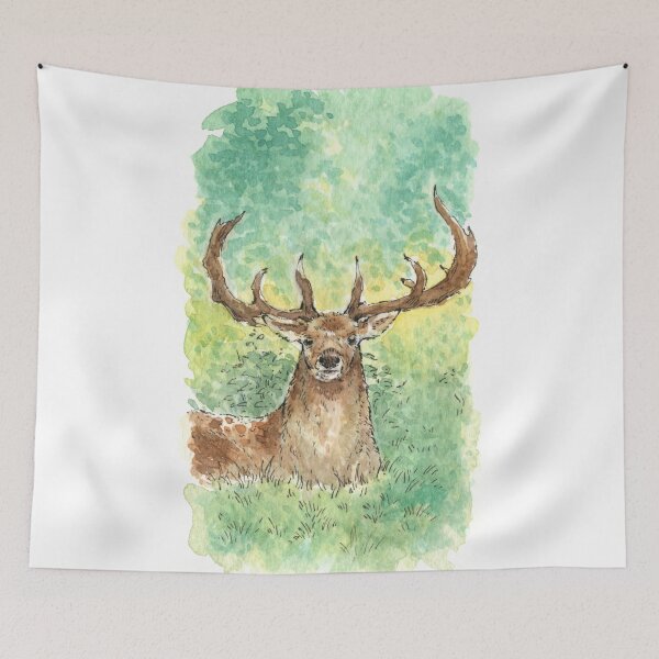 Item preview, Stag - Watercolour designed and sold by Brett Miley.