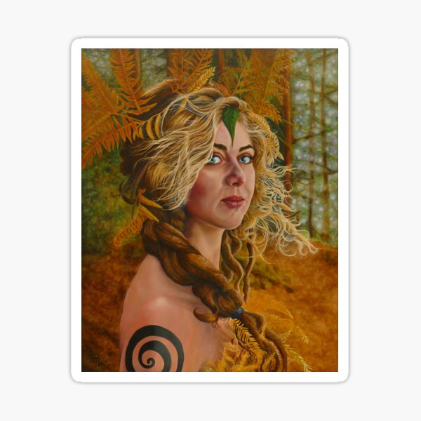 Golden Hour Melissa Muse fantasy art Sticker