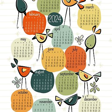 Calendrier 2024 les oiseaux du jardin – Les oiseaux du jardin