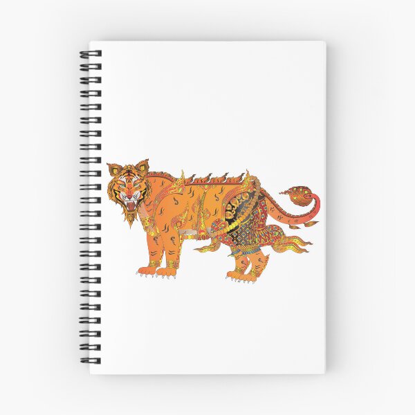 Item preview, Tiger, King Tiger, Tiger Warrior, Siamese Tiger, Modern Thai Art, Thai literature, Souvenir, Amazing Thailand designed and sold by Kasalongdesign.