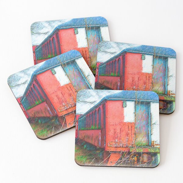 Item preview, The Red Railroad Car designed and sold by KirtTisdale.