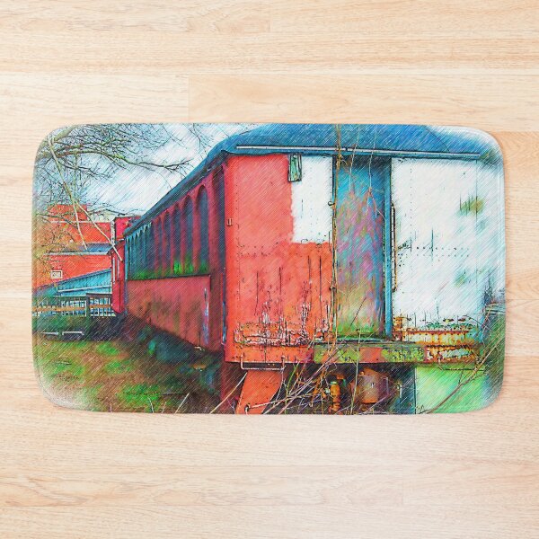 Item preview, The Red Railroad Car designed and sold by KirtTisdale.