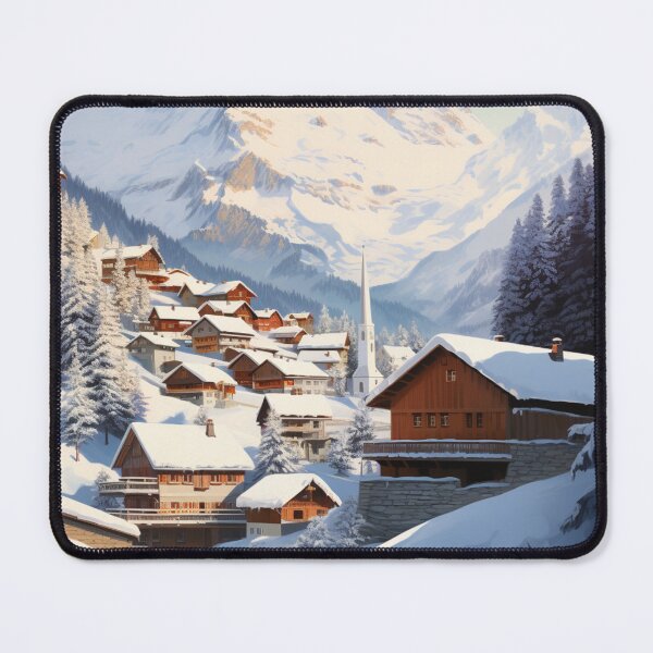 Item preview, A Vintage Travel Illustration of Wengen - Switzerland designed and sold by GoodOldVintage.
