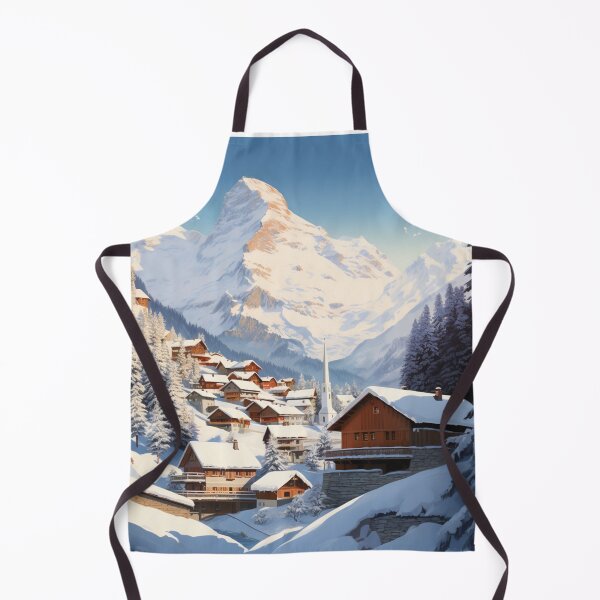 Item preview, A Vintage Travel Illustration of Wengen - Switzerland designed and sold by GoodOldVintage.
