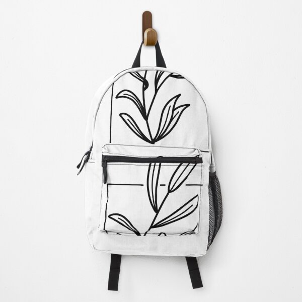 Item preview, Geometric Line Art Plant- Black Rectangle designed and sold by nkarynne.