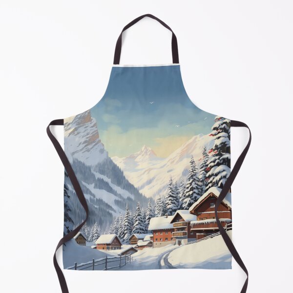 Item preview, A Vintage Travel Illustration of Wengen - Switzerland designed and sold by GoodOldVintage.