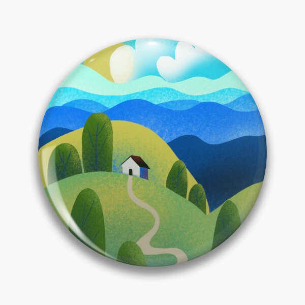 Item preview, Landscape - flat design designed and sold by Zeewind.