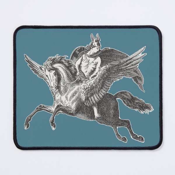 Artikelvorschau, Perseus reitend auf Pegasus, von Heinrich Leutemann entworfen und verkauft von MINDTHECHERRY.