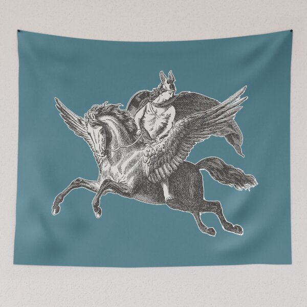 Item preview, Perseus riding on Pegasus, by Heinrich Leutemann designed and sold by MINDTHECHERRY.