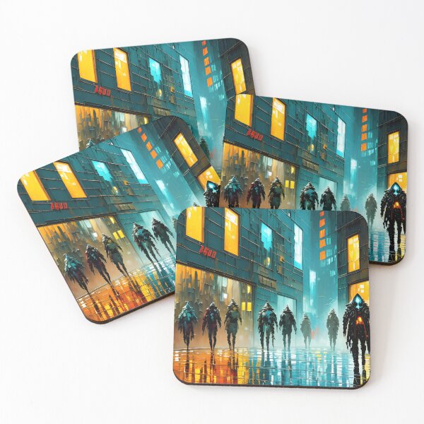 Item preview, cyberpunk oil painting designed and sold by defpoint.