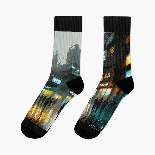 Item preview, cyberpunk oil painting designed and sold by defpoint.
