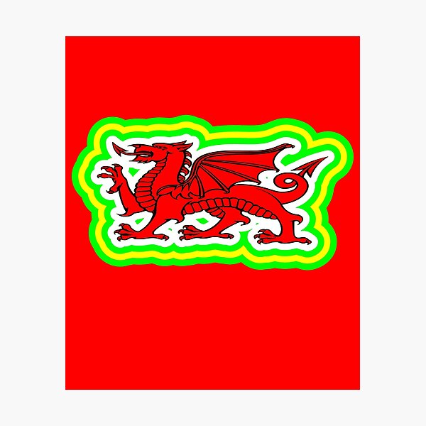 Item preview, The Welsh Red Dragon designed and sold by Aurorapod.