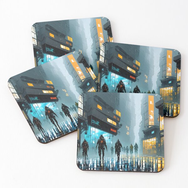 Item preview, cyberpunk oil painting designed and sold by defpoint.
