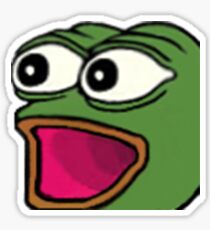 POGGERS Twitch Emote Sticker