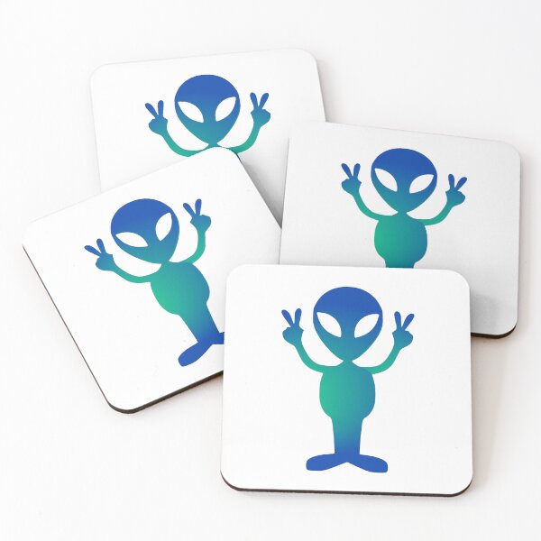 Item preview, Alien Peace Signs designed and sold by imaginationcat.