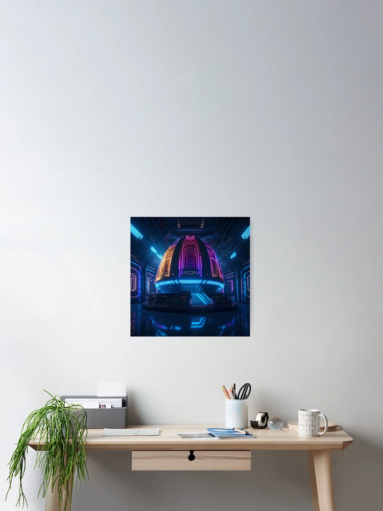 Thumbnail 2 of 3, Poster, Alien Control Module designed and sold by The Epic of Old Merch Store.