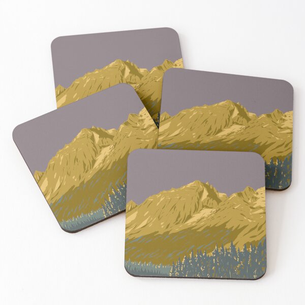 Item preview, String Lake in Grand Teton National Park Wyoming USA WPA Art Poster  designed and sold by patrimonio.