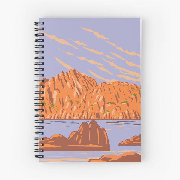Item preview, Watson Lake at Granite Dells in Prescott Arizona USA WPA Art Poster  designed and sold by patrimonio.