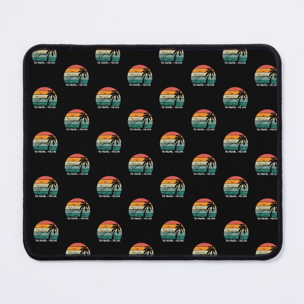 Item preview, To Travel is To Live Travelling Wanderlust Sunset Quote designed and sold by hiunlimit.