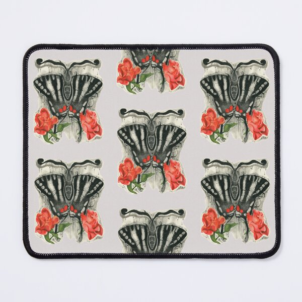 Item preview, Two roses and a butterfly designed and sold by KnowingWonder.