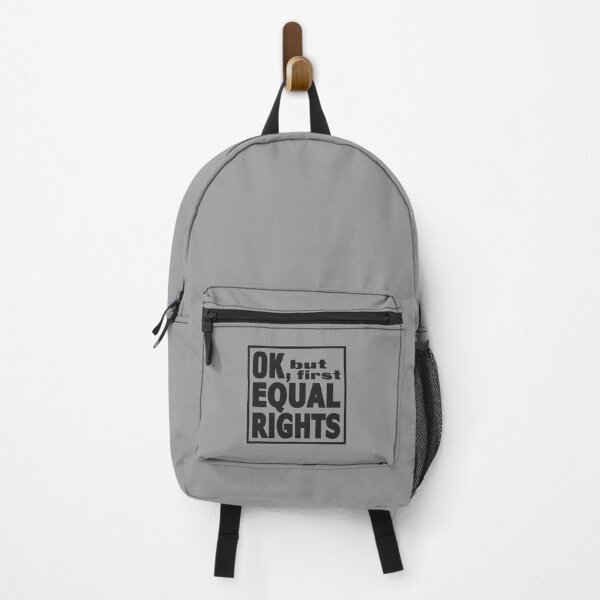 Item preview, Ok, but first EQUAL RIGHTS in black designed and sold by LunarFlair.
