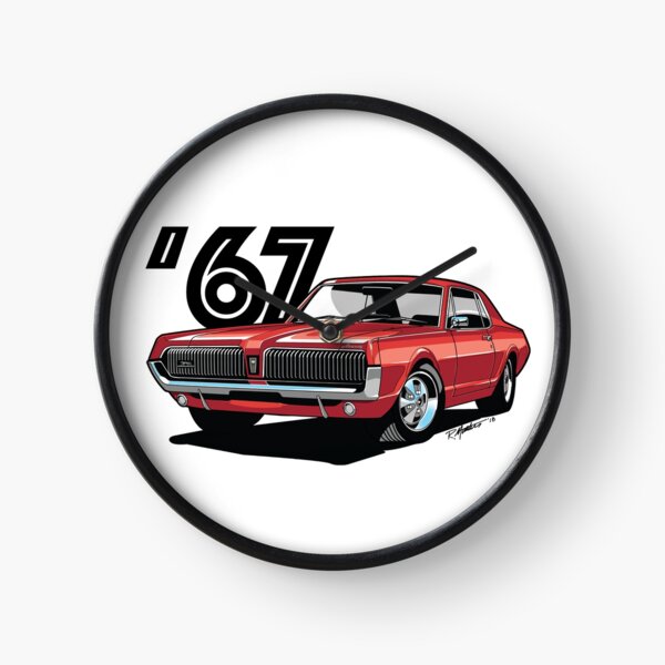 Artikel-Vorschau von 1967 Mercury Cougar- Kardinal Rot, designt und verkauft von SpeedShift-Art.