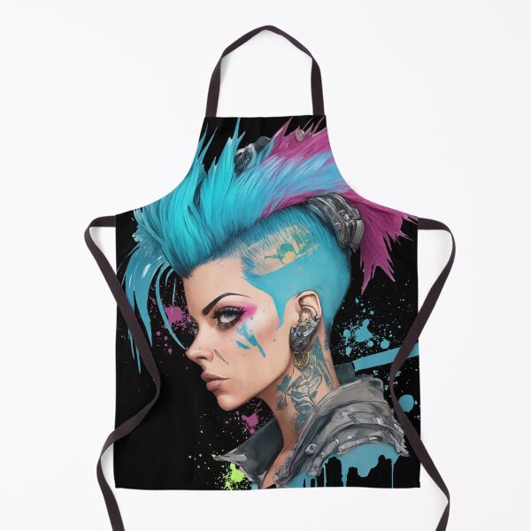 Item preview, Chica urbana cyberpunk designed and sold by DipTheWick.