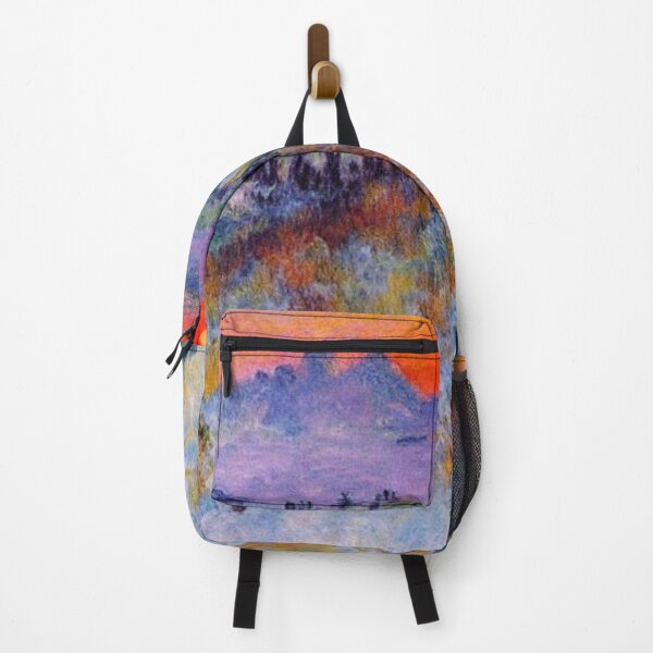 Item preview, Sunset beyond snowy mountain designed and sold by George Hutton Hunter.