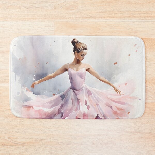 Item preview, Watercolor ballerina digital print designed and sold by dcrc.