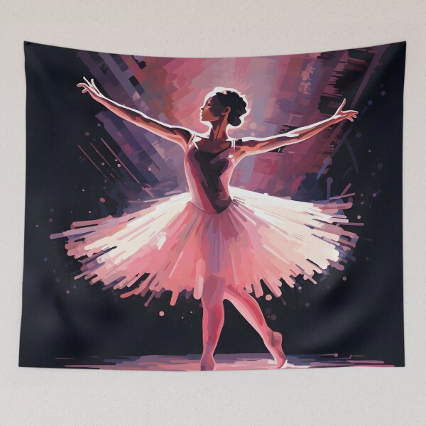Artikelvorschau, Aquarell-Ballerina-Digitaldruck entworfen und verkauft von dcrc.