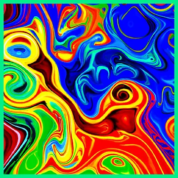 Artwork thumbnail, Vivid Style Pattern by Health And Fitness Posts e-Store
