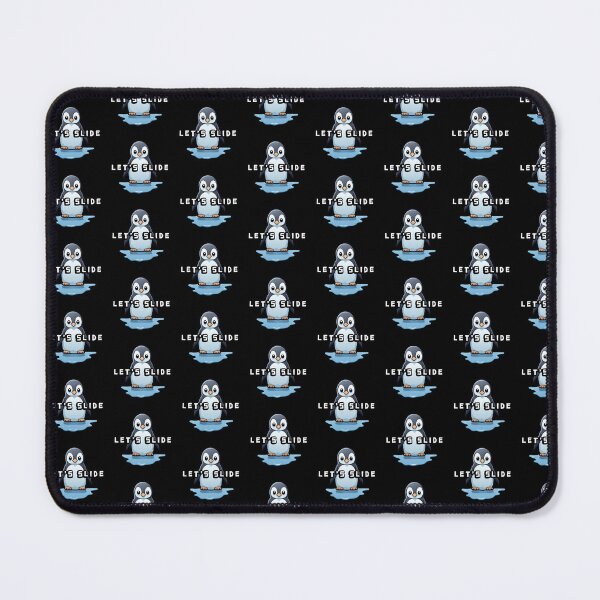 Item preview, Cute Penguin Let's Slide Funny Quote designed and sold by LudwikeArts.