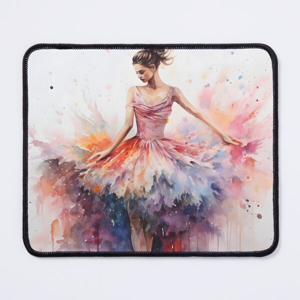 Item preview, Watercolor ballerina digital print designed and sold by dcrc.