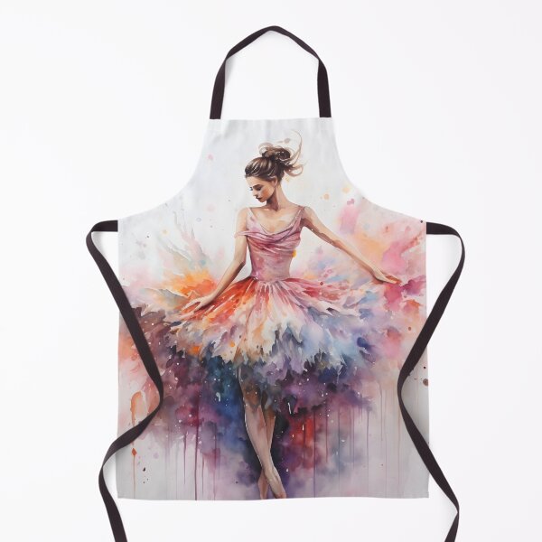Item preview, Watercolor ballerina digital print designed and sold by dcrc.