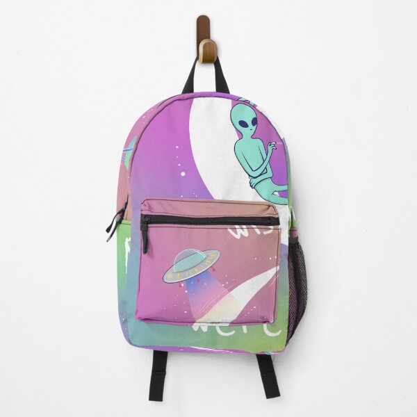 Item preview, Wish you were weird Alien smoking on the moon designed and sold by Indian-summer.