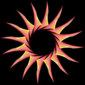 Artwork thumbnail, Red sun by Meo Design