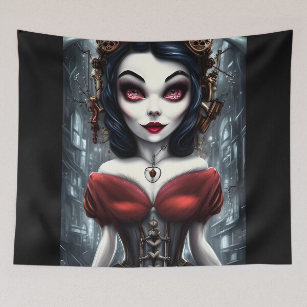 Item preview,  "Neo surreal cyberpunk Snow White" designed and sold by Songedete.